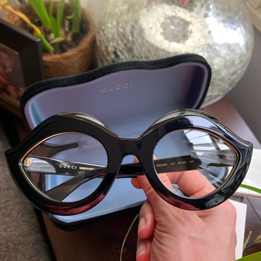Authentic Gucci 53m Teardrop Acetate opt. Sunglass - Picture 7 of 8